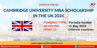 University of Cambridge MBA Scholarships 2024, United Kingdom