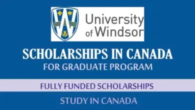 Windsor University Masters Scholarship in Canada for 2022/2023